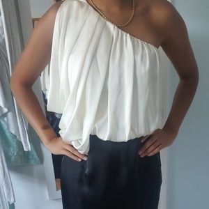 Silky cocktail dress